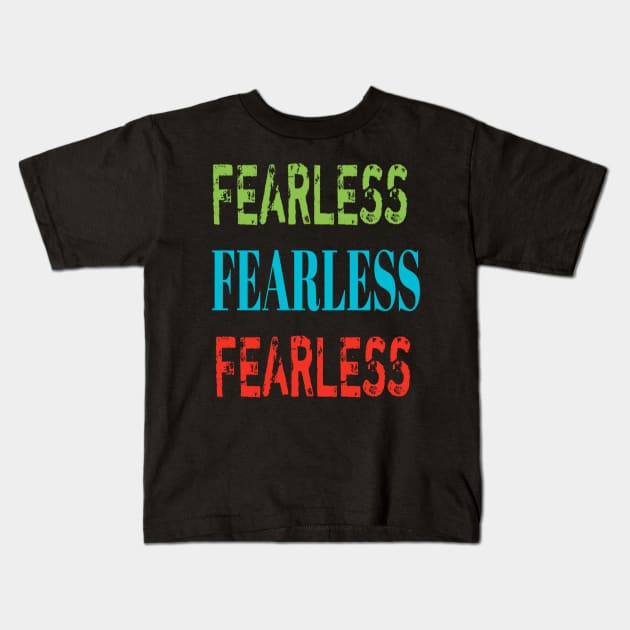 Fearless Kids T-Shirt by Dongseng ayok store